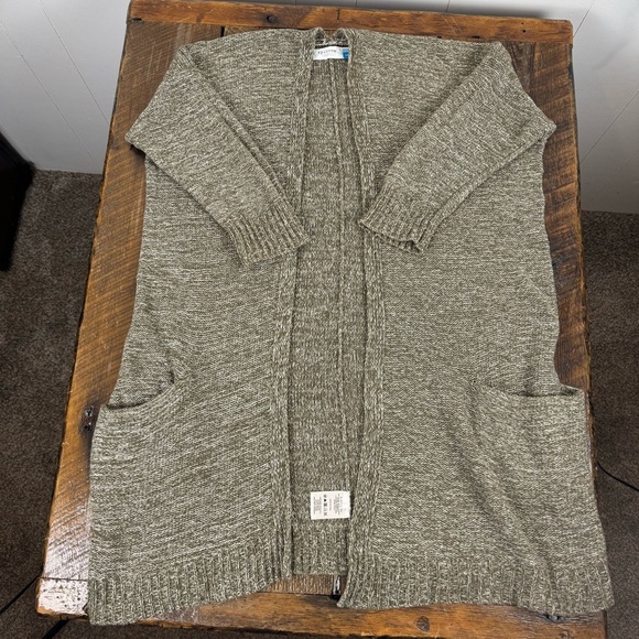 Anthropologie Sparrow Open Front Knit Cardigan Sweater Size M - Picture 2 of 9